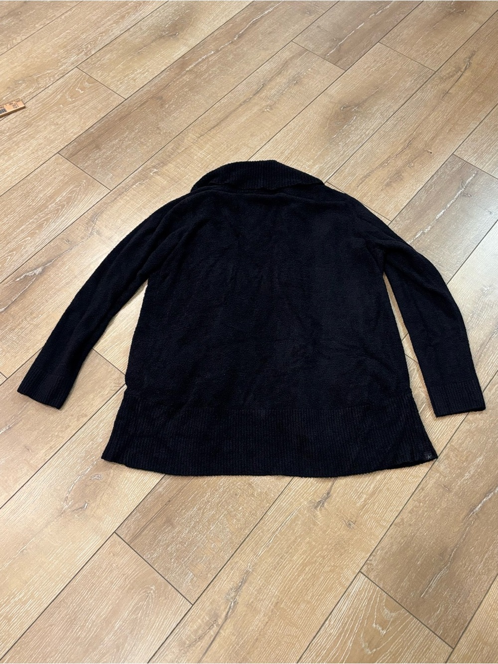 Barefoot Dreams CozyChic Lite Black Open Front Cardigan L/XL Soft Luxe - Picture 6 of 7